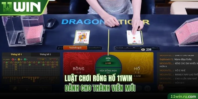 Luật chơi Rồng Hổ 11WIN cho bạn mới